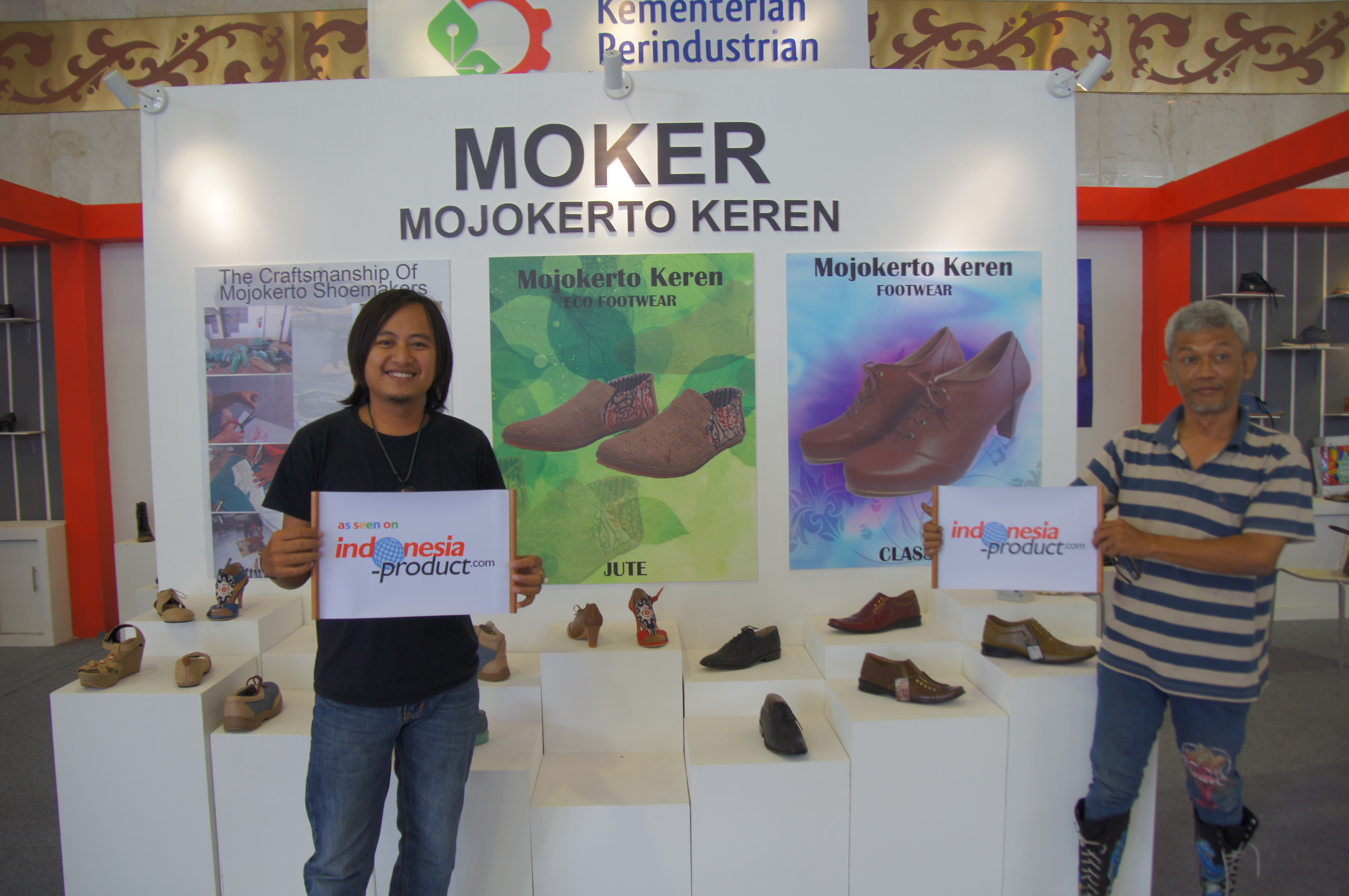 Moker is a brand from Mojokerto that creates homemade shoes