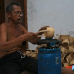 The process of making bamboo craft